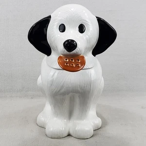 Bezaubernde große Vintage "Ted the Dog" Keramik Keksdose Made in Portugal - Bild 1 von 9
