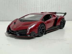 JADA TOYS LAMBORGHINI AVENTADOR SV RED 1:32 DIECAST MODEL 5" NEW NO BOX #34 - Picture 1 of 12