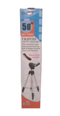 *Caja abierta* Trípode Zeikos serie Pro de 50" con bolsa de transporte ZE-TR26A  Foto 1 de 4