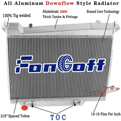 4-Row Radiator Fit 2003-2004 Ford Expedition Lincoln Navigator 4.6L 5.4L V8 AT — 第 1/4 张图片