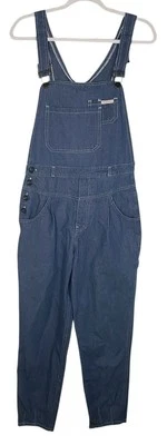  Mono con tirantes Carpenter para mujer plisado denim cónico talla mediana Foto 1 de 4