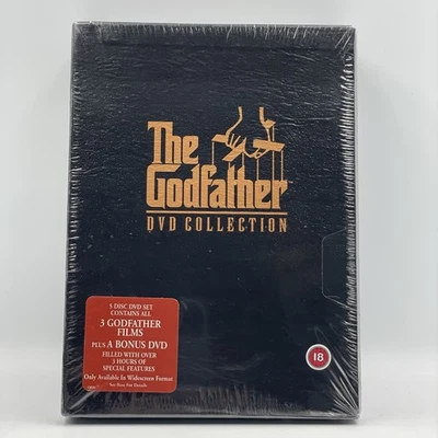 The Godfather Collection [DVD] Trilogy Films • 4 Disc Set • UK R2 • New & Sealed - Image 1 of 4