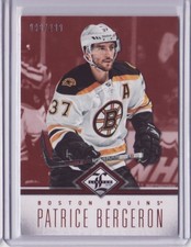 2012-13 Limited #77 Patrice Bergeron /299 Base Card - Flat S/H