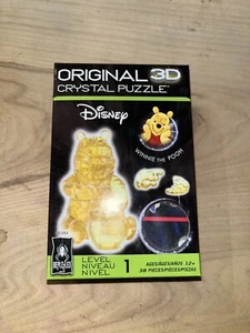 Original 3D Crystal Puzzle - Pooh Bear (Open Box - All Pieces Included) - Picture 1 of 3