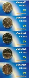 SET 5 BATTERIEN CR-2032 LITHIUM AKKU 3V NEU - Bild 1 von 1