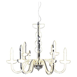 LED Outline Kronleuchter - Metall - Deckenleuchte - Beleuchtung - Zuhause - Esszimmer - Bild 1 von 1