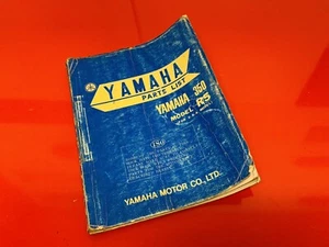 YAMAHA R5 350 U.S.A. 1970s MODEL USED PARTS LIST MANUAL PRINTED IN ENGLISH - Picture 1 of 12