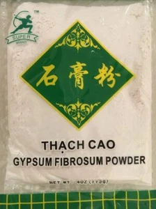 SUPER Gypsum Fibrosum Powder 【Premium food grade tofu coagulant 】4oz 石膏粉 113g - Picture 1 of 2