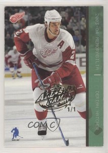 2003-04 ITG Be A Player Memorabilia 1/1 Derian Hatcher #23 gv9