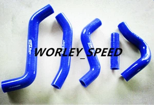 BLUE SILICONE RADIATOR HOSE FOR SUZUKI RMZ 450 RMZ450 07 2007 - Picture 1 of 10