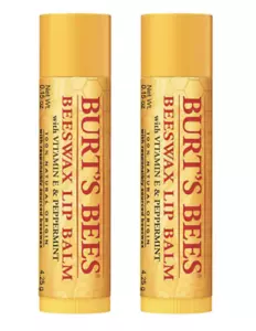 Burt's bees Beeswax with peppermint Lip Balm Pack of 2 - Picture 1 of 1