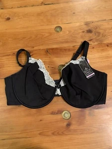 Sujetador Curvy Couture Intimates RN 137672 negro cobertura completa talla 44F - Imagen 1 de 5