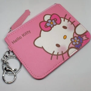 Cute Hello Kitty 3 in one ID Holder Key Ring Zip Purse - Picture 1 of 3