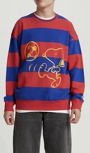 LEVI'S X PEANUTS GRAPHIC PULLOVER SWEATSHIRT SNOOPY MEN'S SIZE MEDIUM - Picture 1 of 6