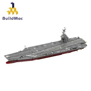CVN-78 Gerald R. Ford Aircraft Carrier Building Blocks Set MOC Bricks Toy 5971pc - Picture 1 of 11