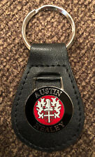 Original 1980’s Austin Healey Genuine Leather Key Chain #1 - New Old Stock