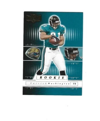 2001 Playoff Preferred #132 Patrick Washington RC /1100 JACKSONVILLE   JAGUARS - Image 1 of 2