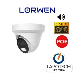 Lorwen IP Camera DL14SR5LPMA POE AUDIO 5 Mpx 5Mpx MICRO SD TELECAMERA SONY SMART - Foto 1 di 4