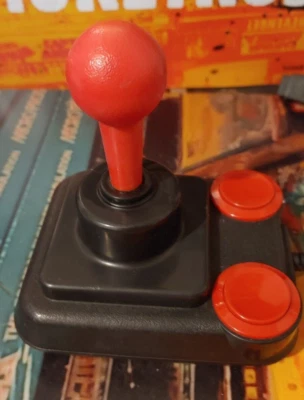 Competition Pro Joystick (Commodore Amiga, XL, ST, 64) works 8-bit 16-bit cable - Bild 1 von 4
