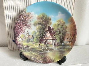 Bradford Exchange Collector Plate COA By The Mill Stream #2469E Germany - Imagen 1 de 6