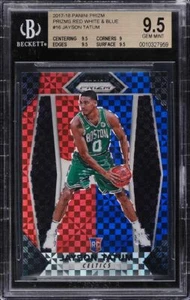 2017 Panini Prizm rot weiß blau Prizms Jayson Tatum #16 Rookie RC Karte BGS 9,5 - Bild 1 von 2