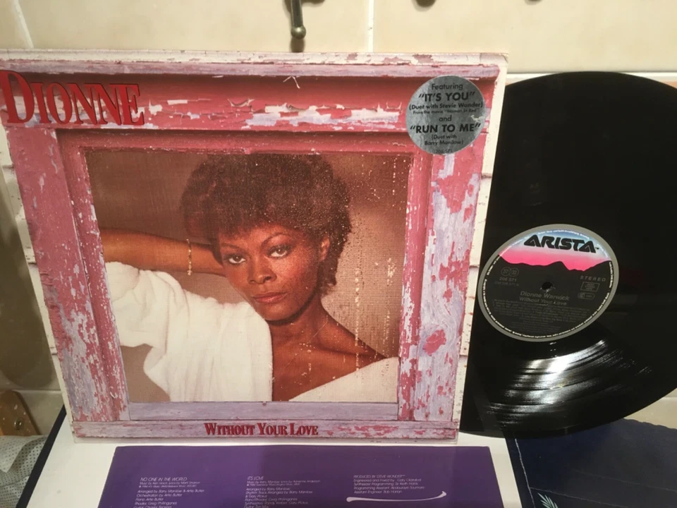 Dionne Warwick-Without Your Love -Vinyl LP Album.1985- Arista 206 571. - Image 1 of 1