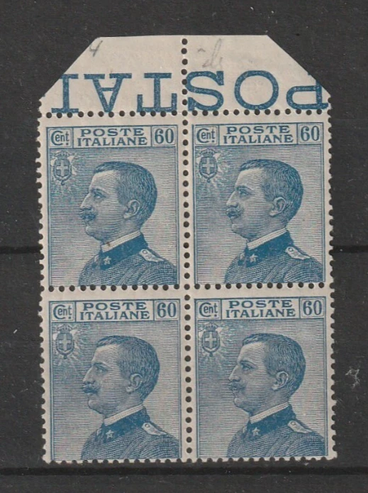 ITALY, SASSONE 157  MNH BLOCK OF FOUR, LUXUS,  SEE!! - Image 1 of 1