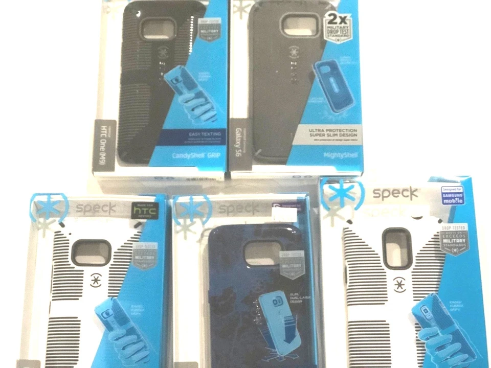 Speck Candy Shell GRIP Protection Case for HTC One M9 - Black & White - Image 1 of 1