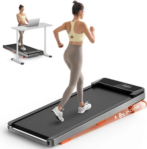 Walking Pad,Treadmill with Incline for Home Office, 2.5HP Portable under Desk Tr - Picture 1 of 7