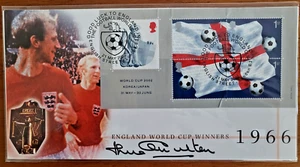 ENGLAND WORLD CUP WINNERS 1966 FDC Signed Jack Charlton - No 99 of 250 - Picture 1 of 3