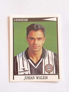 1998/99 PANINI FOOTBALLERS FIGURE NUMBER 359 JOHAN WALEM UDINESE
