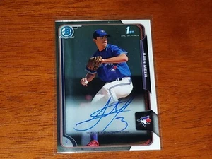 Autógrafos Juan Meza 2015 Bowman Chrome Prospects #BCAP-JM - Imagen 1 de 1