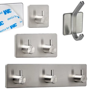 Gancho de armario autoadhesivo SO-TECH® 3M acero inoxidable gancho de vajilla gancho de pared - Imagen 1 de 23