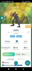 Glänzender Haxorus Vermächtnis (Breaking Swipe) Pokemon Trade Go - Bild 1 von 2