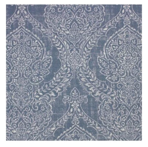 Better Homes & Gardens 54"" x 1 iarda 100% cotone tessuto damascato fiore blu - Foto 1 di 1
