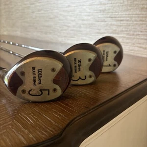 Wilson Golf Clubs Sam Snead Blue Ridge Woods 1, 3, & 5 Lite Steel Shaft - Picture 1 of 9