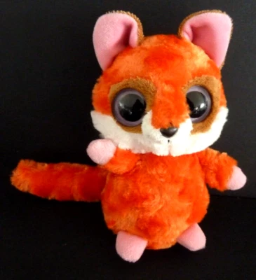 DC1. DOUDOU PELUCHE YOOHOO & FRIENDS RENARD orange rose beige 18cm - TBE - Photo 1/4