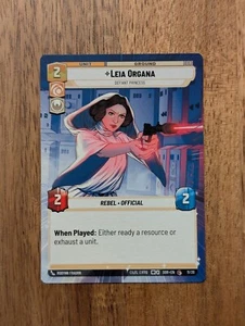 Star Wars Unlimited TCG - SWU - Leia Organa Hyperspace - NM Cond - Picture 1 of 1
