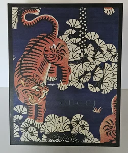 GUCCI EMPTY Tiger Shoe Box 14.5 x 11.5 x 5.25 storage - Picture 1 of 6