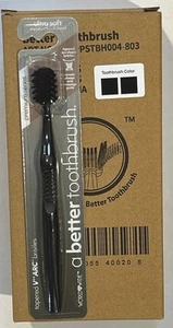 Custodia da 12 confezioni per spazzolino giornaliero mondiale - ultra morbida STANDARD - V ARC BLACK - Foto 1 di 8