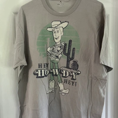 Vintage Disney Store Toy Story Shirt XL Short Sleeve Woody Howdy  - Image 1 of 3