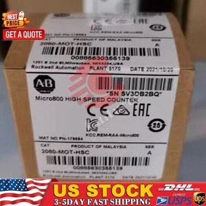 2080MOTHSC AB Micro800 plug-in module 2080-MOT-HSC Allen-Bradley New US Free Tax - Picture 1 of 1
