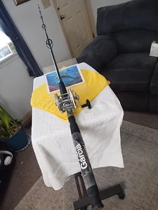 Trolling Fishing Rod Abu García Bruiser 7'MH 10-25lb And Reel Garcia Mitchell... - Picture 1 of 14