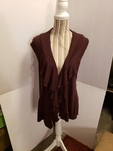 Fever brauner ärmelloser Staubtuch Damen Größe XL - Bild 1 von 5