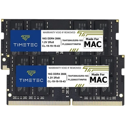 32GB KIT(2x16GB) Compatible for Apple DDR4 2666MHz / 2667MHz for Mid 2020 iMa... - Image 1 of 4