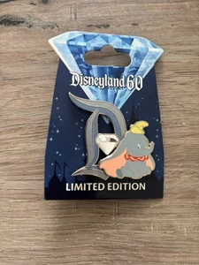Disneyland Dumbo Pin 60th Anniversary Diamond D Elephant Disney Parks 2015 - Bild 1 von 1
