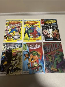 Amazing Spider-Man 121 129 255 256 257 + Hulk 181 Foil (Facsimile Set) NM - Picture 1 of 5