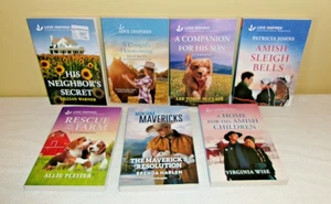 LOVE INSPIRED ROMANCE PAPERBACK BOOKS - LOT OF 7 ~ 2024-25   FREE SHIPPING - Picture 1 of 8