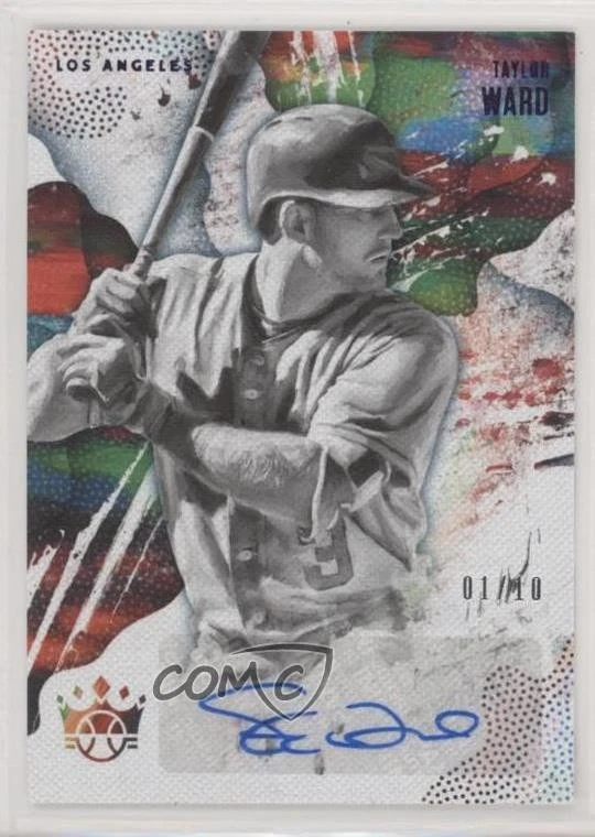 2019 Panini Diamond Kings DK Signatures Purple /10 Taylor Ward Rookie Auto RC - Image 1 of 2