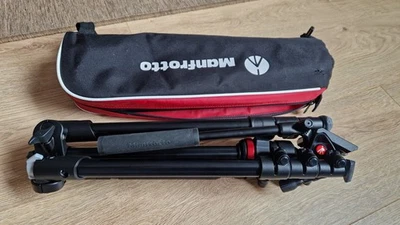 Manfrotto Befree Aluminium Travel Tripod + Canvas DSLR Camera Backpack Bag Used - Image 1 of 4